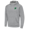 thumbnail image 2 of Men's Antigua Heather Gray St. Louis Blues St. Patrick's Day Victory Pullover Hoodie, 2 of 3