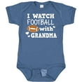 thumbnail image 3 of Inktastic I Watch Football with My Grandma Boys Baby Bodysuit, 3 of 5