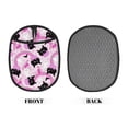 thumbnail image 2 of Rocae Pink Girl Halloween for Silicone Pot Holders, Oven Mitts Heat Resistant Hot Pads with Pockets,Non-Slip Bbq Baking Smoking Potholders ,7.5"x9.4", 2 of 7