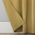 thumbnail image 4 of Archaeo Washed Cotton Twist Tab Curtain, 52"W X 84"L, Mustard Yellow, 4 of 8