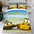 thumbnail image 4 of Stinky y Dirty Conjunto de sábanas temático, trío de piezas, cómodo y amigable con la piel, diseño único, regalo de decoración para el hogar para familiares, amigos y fans,140cm *210cm, 4 of 6