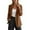 Brown, variant on Women Open Front Lapel Blazer Dual Reinforced Seams 15 Colors Wrinkle Resistant Loose Office Work Suit Jacket 1pc S-XXXL True To Size Plus Size Friendly