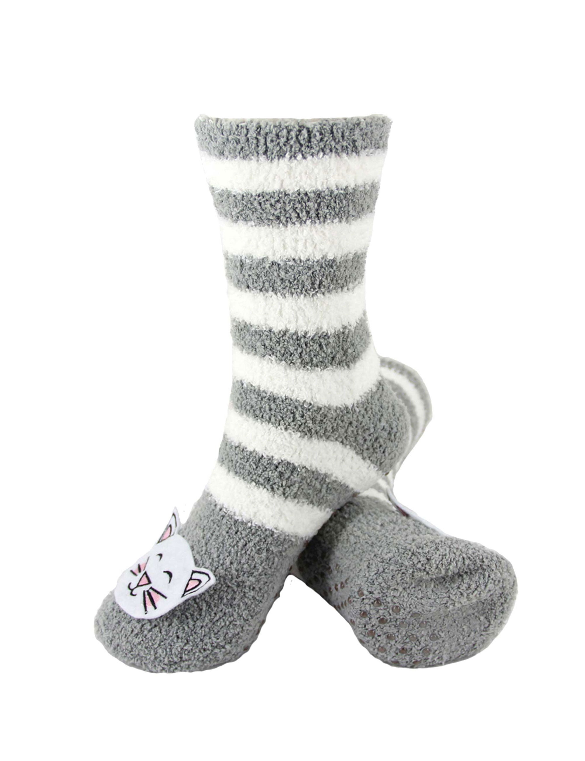 grey cat socks