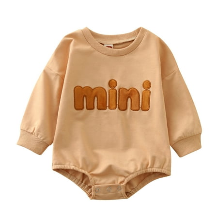 

Baby Bodysuit Cotton Toddler Winter Long Sleeve Romper Bodysuit Boys Girls Cartoon Letter Prints For Babys Kw Body Suit