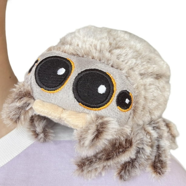 Muñeca de juguete con imán de hombro de araña de peluche para niños y coleccionistas
