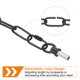 thumbnail image 4 of Cadena de Iluminación de 19 Pies para Colgar Lámpara Cadena de Candelabro Cadena de Accesorio de Luz Capacidad de Carga 65 Lbs, Negra, 4 of 7