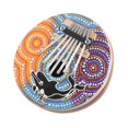 thumbnail image 2 of Piano de pulgar Kalimba portátil ajustable con 7 teclas de cáscara de coco afinable, instrumento musical como se muestra, 2 of 5