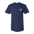 thumbnail image 1 of Gravity Trading Mens Texas State Longhorn USA-Made Triblend Tee - Indigo - X-Large, 1 of 1