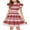 Vermilion, variant on Grblisyd Christmas Dresses for Kids Girls Casual School Outfits Fashion Graphic Flutter Sleeve A-Line Dress