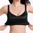 thumbnail image 6 of Gytharion Women's Plus Size Front Closure Bras Solid Color Wide Straps Smooth Cups Full Coverage Bras Easy Everyday Wireless Bras, 6 of 7