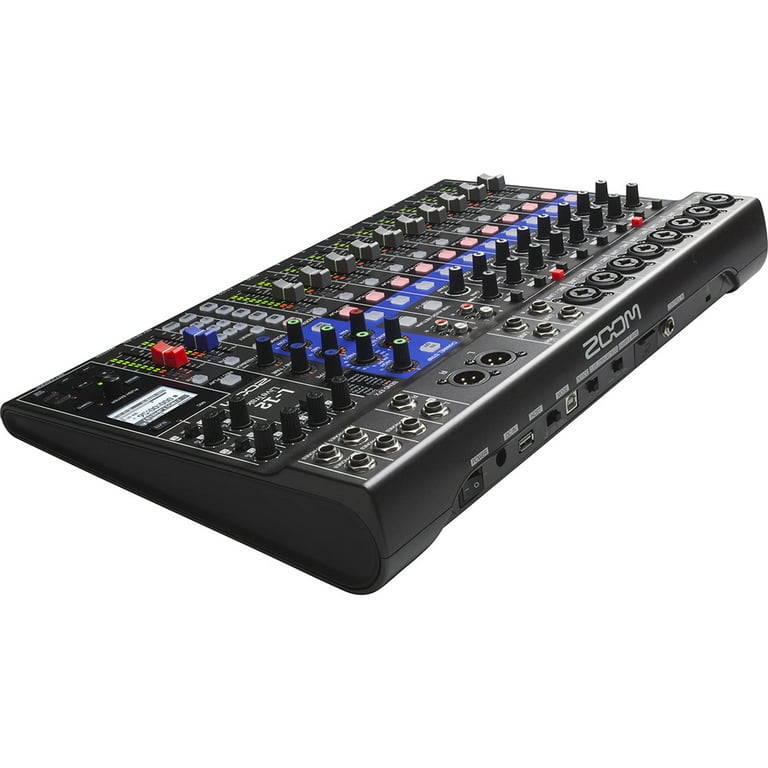 Zoom L12 LiveTrak Professional Soundboard Audio Interface, 12