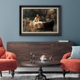 thumbnail image 4 of IDEA4WALL Premium Frame Wall Art The Lady of Shalott by John William Waterhouse - World Famous Painting Classic Vintage Fine Art Wall Decor for Living Room, Office - 26"x36" Black, 4 of 5