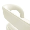 thumbnail image 6 of Modway Pinnacle Performance Velvet Accent Bench in Ivory, 6 of 8