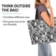thumbnail image 2 of Disketp Yin Yang With Black And White Bolsa Tote Estampada para Mujer, Bolso de Hombro y de Mano para Compras y Viajes, 2 of 8