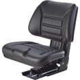 thumbnail image 2 of Economy Black Mechanical Suspension Seat Low Trapezoid Back 5-Position Adjustable Base Compatible with Case IH 454 464 484 485 574 584 585 684 685 784 785 884 885 H84 Replaces 533223R91, 2 of 3