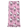 thumbnail image 3 of Hello Kitty Women Pajama Pants Comfy Pj Bottoms Soft Printed Lounge Pant with Pockets, 3 of 7