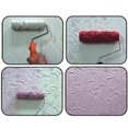 thumbnail image 4 of facefd Various Embossed Pattern Painting Roller With Plastic Handle Brush Tool 7" A, 4 of 8