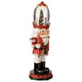 thumbnail image 6 of Roman LED Lighted Musical Christmas Nutcracker - 16.25" - Red and White, 6 of 8