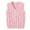 Pink, variant on QWERTY Toddler Boys Girls V Neck Sweater Vest Sleeveless Back to School Uniform Layering Top Size 5-6 Years