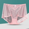thumbnail image 3 of Bigersell Women's Thermal Underwear Clearance Silk Panties Women Boyshort Thongs Panty Style P-1672 Cotton Boyshort Panties Ladies Thongs Briefs Mid Waist Women Cheeky Panties Pink L, 3 of 3