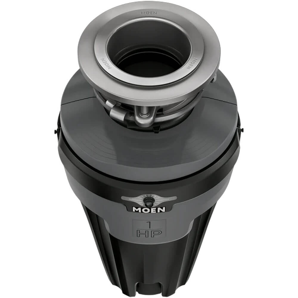 Moen EXL100C 1 Horsepower Chef Series Continuous Feed Garbage Disposal with Light - Corded
