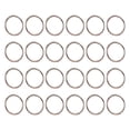 thumbnail image 1 of 24pcs llaveros anillos planos llavero de metal anillos llaves de bricolaje apego, 1 of 4