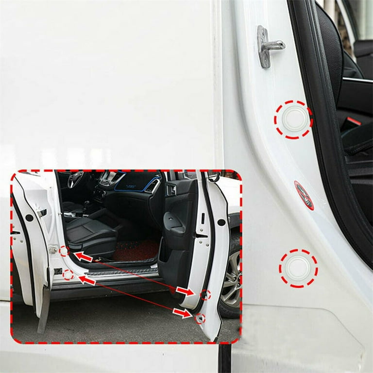 Car Door Shock Absorber Pad Rubber Buffer Universal Damping Soundproof  Sticker Pad Car Accessories Myvi Axia