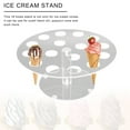 thumbnail image 2 of 16 Holder Acrylic Ice Cream Cone/ Sushi Hand roll Stand Transparent, 2 of 6