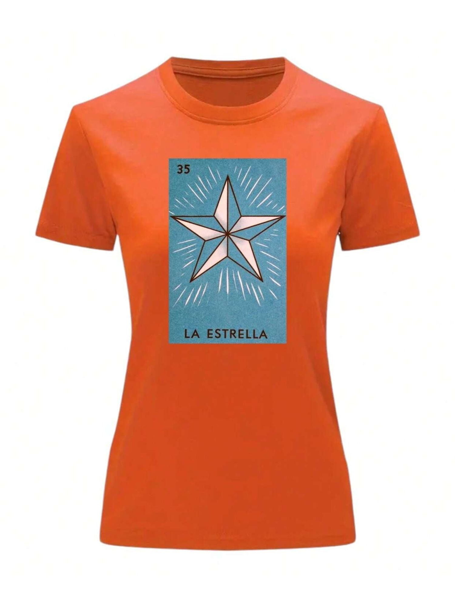 Estrella Playera De Carta De Loteria La Estrella Camisa De La