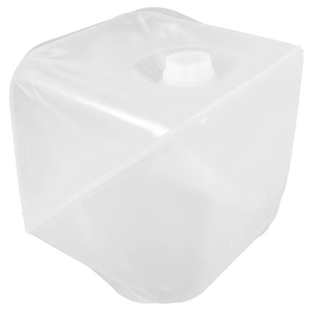 Cubo de plástico plegable, cubo portátil, cubo plegable para exteriores, contenedor de agua, jarra de agua para acampar, contenedor de almacenamiento de agua para acampar de 10 l