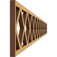 thumbnail image 3 of Ekena Millwork 46 3/8"W x 4"H x 3/8"T Wolford Fretwork Moulding, Wood (Paint Grade), 3 of 13