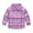 Purple, variant on Liyamei Toddler Boys Girls Shirt Coat Jacket Plaid Long Sleeve Kids Lapel Button Tops Outwear Toddler Girls Tops Size 2-3 Years