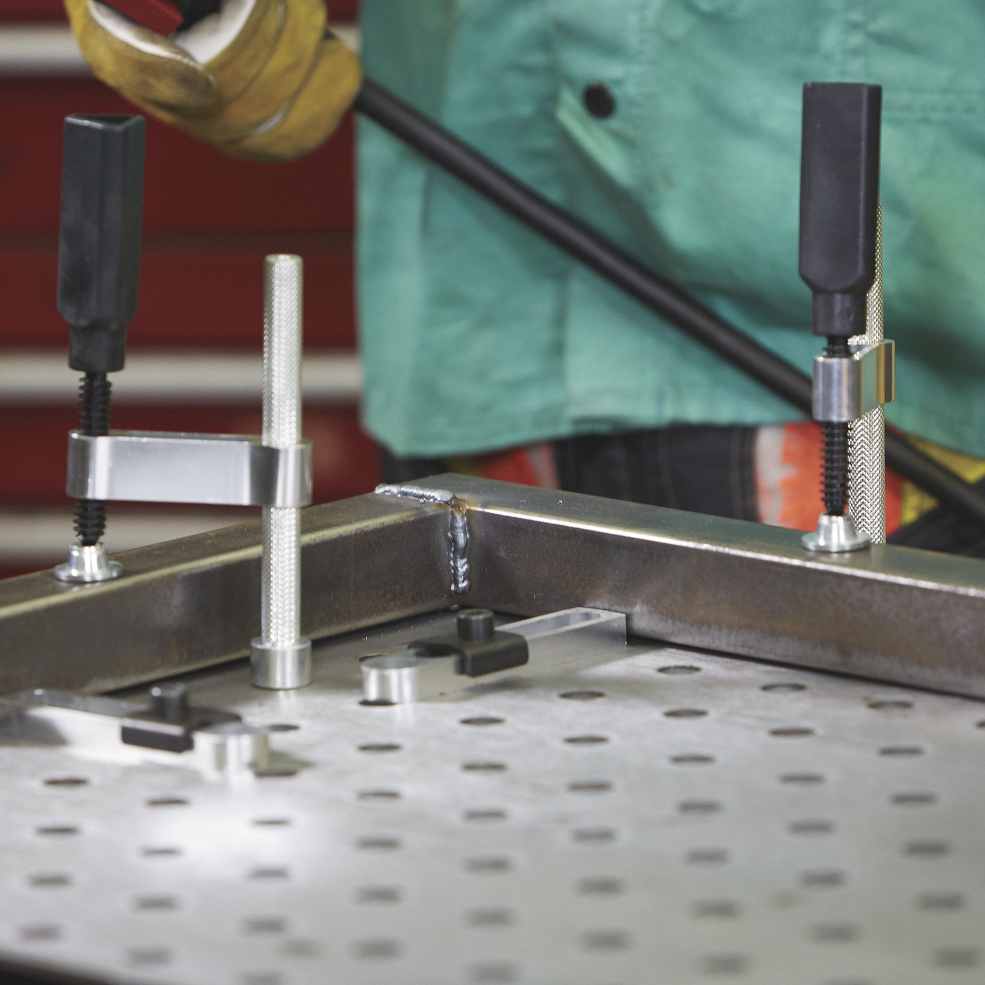 Klutch Welding Table Clamp Kit, 4-Pc.