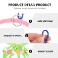 thumbnail image 2 of Miangastore 2pcs Bird Cage Toy Hanging Parrot Climbing Toy Hanging Circle Parrot Stand Ring, 2 of 8