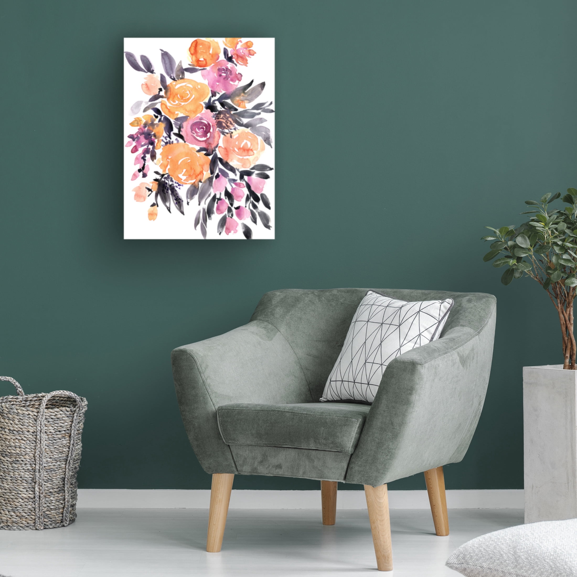 Trademark Fine Art Rosana Laiz Blursbyai Paloma bouquet Canvas Wall Art
