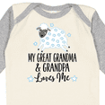 thumbnail image 4 of Inktastic My Great Grandpa and Grandma Love Me Boy Lamb Boys or Girls Long Sleeve Baby Bodysuit, 4 of 5