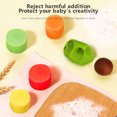 thumbnail image 4 of Hxlamzoo Kids Toys Dough for Kids Tools Sets , 18Pcs Kitchen Three-Layer Cake Machine and Burger Playset Include 6 Modeling Compound Dough for Toddler 3 4 5 6 7 8 Toys Clearance Sale, 4 of 5