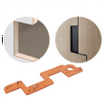 thumbnail image 2 of Arc Grooving Auxiliary Tool Handle-Free Slotting Mold Woodworking Round Corner Radius Template for Wardrobe Handle, 2 of 5