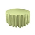 thumbnail image 2 of LA Linen Bridal Satin Round Tablecloth, 2 of 7