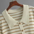 thumbnail image 4 of Pincandy Women Shirts Button Down Cotton Short Sleeve Blouses V Neck Collared Button-up Tops, 4 of 7
