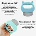 thumbnail image 5 of SNNROO Cat Dog Comb Pet Cleaning Massage Shell Comb Grooming Hair Removal Shedding Brush, 5 of 7