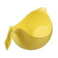 thumbnail image 3 of Cesta de drenaje con asa, accesorios de cocina para el hogar, colador para lavar arroz Amarillo, 3 of 9