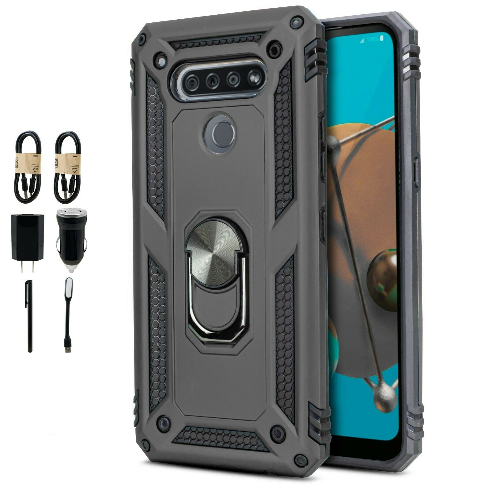 Value Pack + for LG K51 Q51 LG Reflect with Tempered Glass ...