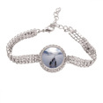 thumbnail image 1 of Dog Animal Snow Husky Picture Tennis Chain Anklet Bracelet Diamond Jewelry, 1 of 3