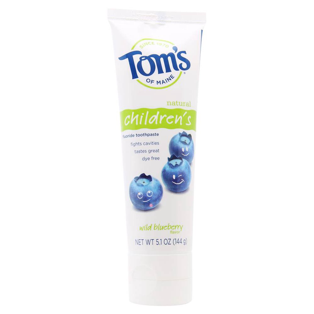 Tom's of Maine Children's Fluoride Toothpaste Wild Blueberry 5.1 oz