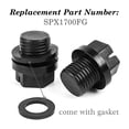 thumbnail image 5 of 4 Pack Drain Plugs with O-Rings Pump Plug Pool Filters Replacement SPX1700FG for Pumps, 5 of 8