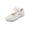 White, variant on Xfvqtps Girls Mary Jane Shoes Sparkle Princess Flower Hook and Loop Strap Thick Soft Sole Non Slip Spring Summer Dressy Casual Shoes