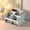 Light Blue, variant on YIMWNYI Office Desktop Storage Box, Transparent Small Drawer Storage Cabinet, Organization, Stationery Holder, Ideal for Dormitory, Makeup Tools, Sundries Storage
