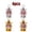 A,B,C,D, variant on KOYPTL 2 Pcs Christmas Snow Globes Lantern Table Decorations,Glitter Santa Claus Snowman Battery Operated Lanterns Hanging Ornament for Holiday Party Home Indoor Outdoor Xmas Decor Gift