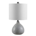 thumbnail image 2 of Safavieh Lighting Collection Blithe Blue Ceramic 17-inch Bedroom Living Room Home Office Desk Nightstand Table Lamp (LED Bulb Included), 2 of 2